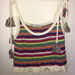 Brand new Zara knit top